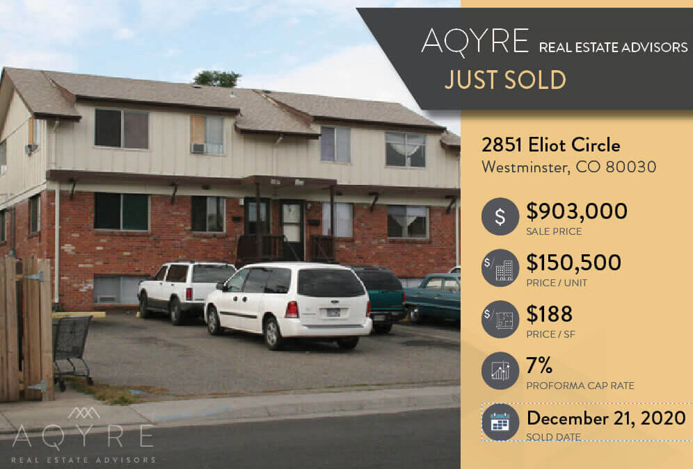Just Sold: Westminster Value-Add Proforma 7% Cap Rate